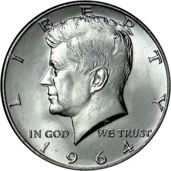 Kennedy half dollar 1960-1964 – srebrna półdolarówka USA