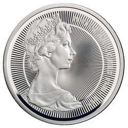 Portraits of Queen Elizabeth II - Arnold Machin Effigy £5 Srebro 2026 Proof Piedfort