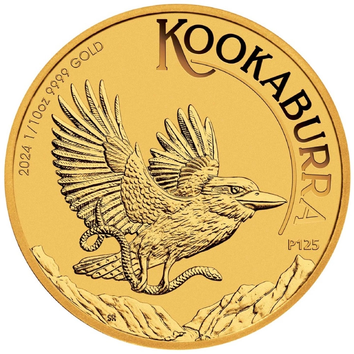 Kookaburra 1/10 uncji Złota 2024