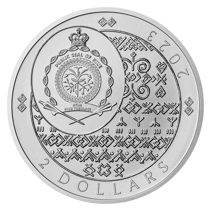 Zestaw 2 monet Niue: Czech Lion and Slovakia Eagle 2 x 1 uncja Srebra 2023