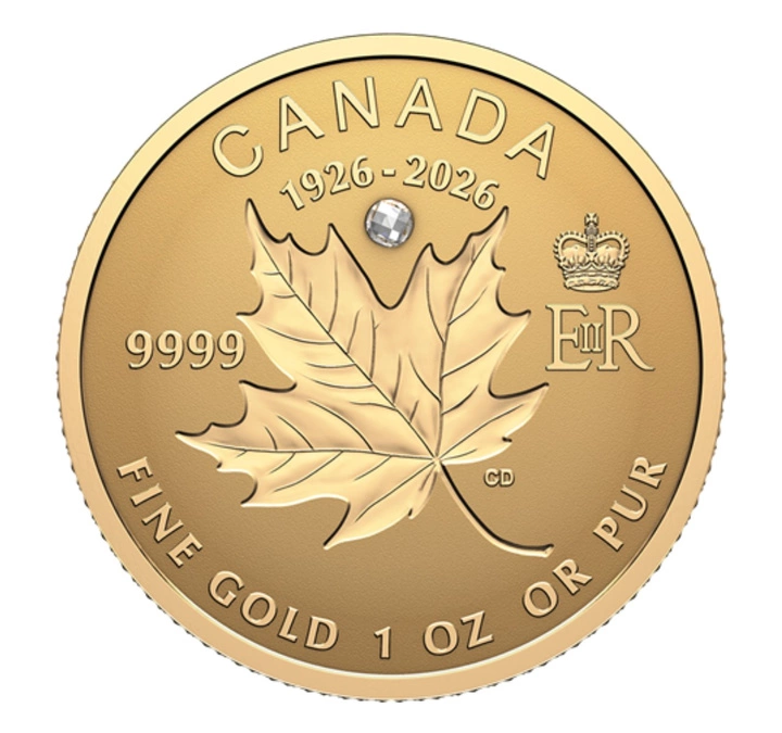 Kanada: Zestaw 4 Złotych Monet Commemorate the 100th Birthday of Queen Elizabeth II 2026