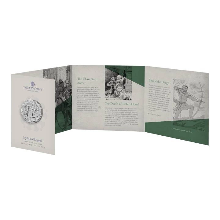 Myths & Legends: Robin Hood £5 Miedzionikiel 2024