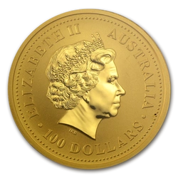 Lunar I: Rok Małpy 1 uncja Złota 2004