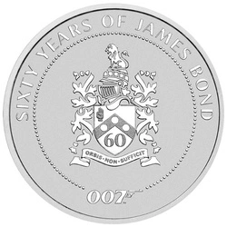 Tuvalu: James Bond 60. rocznica filmu 1 uncja Srebra 2022 