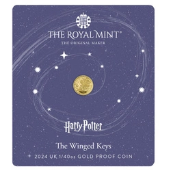 Harry Potter: Winged Keys 1/40 uncji Złota 2024 Proof