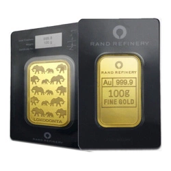 Sztabka Rand Rafinery 100 gramów Złota