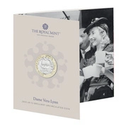 Celebrating the Life and Legacy of Dame Vera Lynn £2 Miedzionikiel 2022