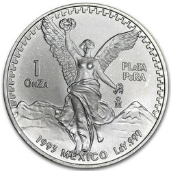 Mexican Libertad 1 uncja Srebra 1993