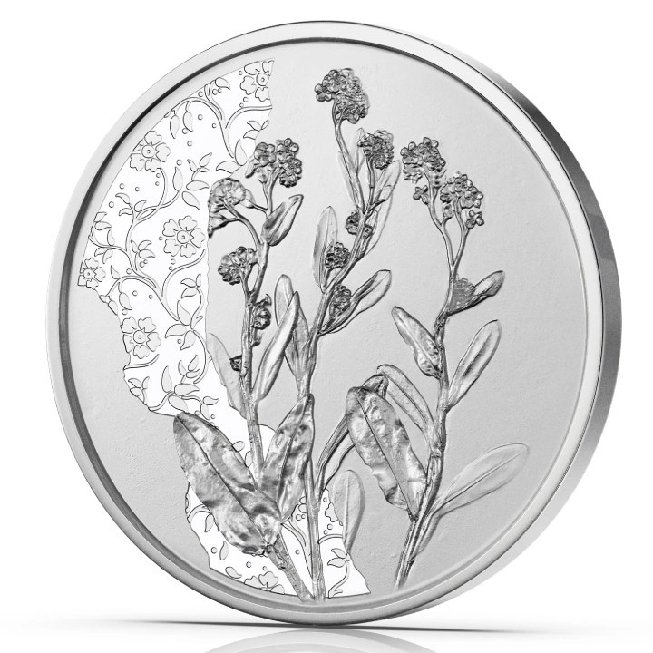 The forget-me-not 10 Euro Srebro 2023