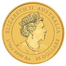  Perth Mint: Lunar III - Rok Królika 1/4 uncji Złota 2023