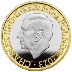 Ada Lovelace £2 pozłacany Srebro 2023 Proof