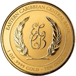 St. Lucia - Flamingos 1 uncja Złota 2024 Proof