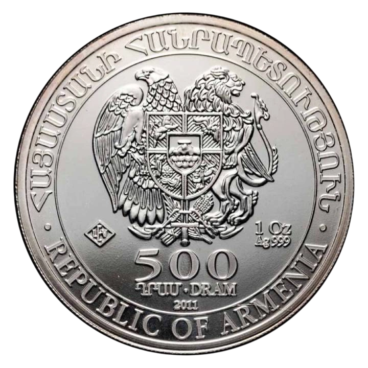 Arka Noego 1 uncja Srebra 2011