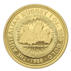 Perth Mint: Australian Nugget 1 uncja Złota 1988 Proof