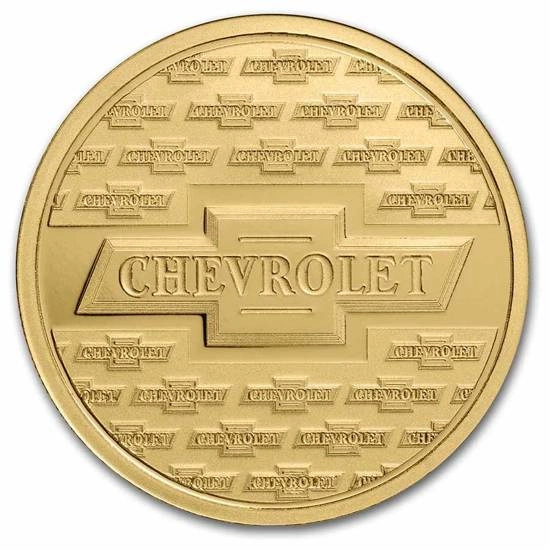 Chevrolet Genuine Parts Logo (1934-1940) 1 uncja Złota Certipack