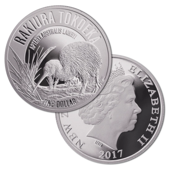 Kiwi 1 uncja Srebra 2017 Proof