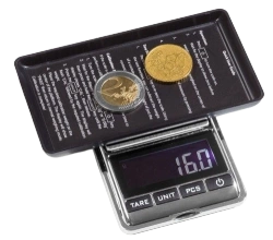 Leuchtturm - Cyfrowa waga do monet LIBRA. Zakres pomiaru: 0,01-100 g