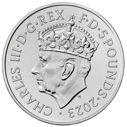 The Coronation of His Majesty King Charles III £5 Miedzionikiel 2023