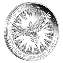 Orzeł Australijski 10. rocznica 3 uncje Srebra 2024 Proof