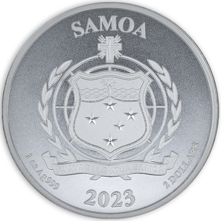 Samoa: Fast and Furious - Quarter Mile at a Time 1 uncja Srebra 2023