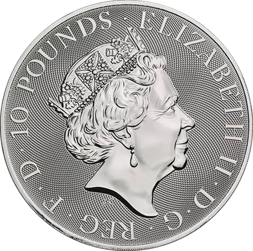 Św. Jerzy i Smok 10 Uncji Srebra 2019