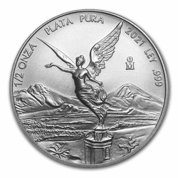 Mexican Libertad 1/2 uncji Srebra 2021