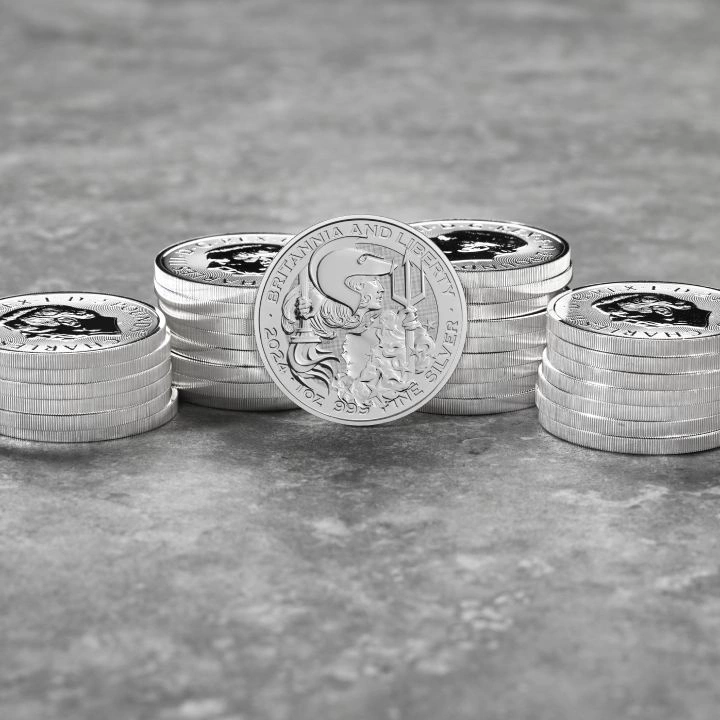 Britannia and Liberty 1 uncja Srebra 2024 | Wyroby Mennicze