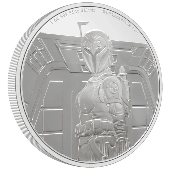 Niue: Star Wars The Mandalorian – Bo-Katan Kryze 1 uncja Srebra 2022 Proof