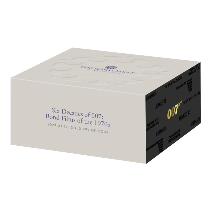 Bond Films of the 70s 1 uncja Złota 2023 Proof
