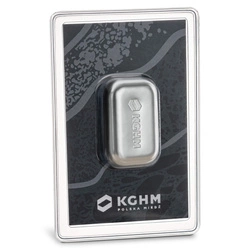 Sztabka KGHM 50 gramów Srebra