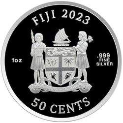 Fiji: Asian Mythical Creatures - Unicorn 1 uncja Srebra 2023 