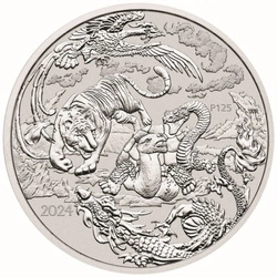 Chinese Myths and Legends: Four Guardians 1 uncja Srebra 2024