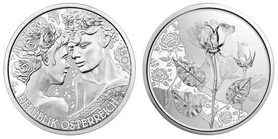 Rose 10 Euro Srebro 2021