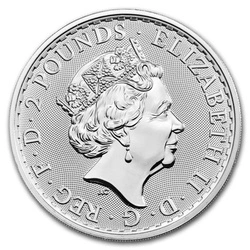 Britannia 1 uncja Srebra 2019 PAKIET 100 SZTUK