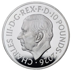 Royal Mint Lunar: Rok Konia 5 uncji Srebra 2026 Proof