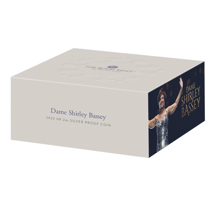 Dame Shirley Bassey 2 uncje Srebra 2023 Proof