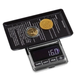 Leuchtturm - Cyfrowa waga do monet LIBRA. Zakres pomiaru: 0,1-500 g