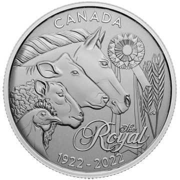 Canada: Moments to Hold - 100. rocznica Royal Agricultural Winter Fair 1/4 uncji Srebra 2022 Specimen