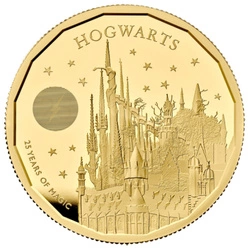 Harry Potter: Hogwarts School of Witchcraft and Wizardry 2 uncje Złota 2023 Proof 