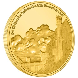 Niue: The Lord of the Rings - Mordor 1/4 uncji Złota 2023 Proof