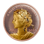 Canada: Peace Dollar 1 uncja Złota 2023 Proof Ultra High Relief Plated Coin