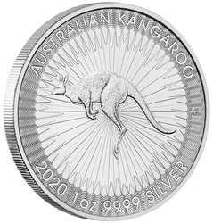Australijski Kangur 1 uncja Srebra 2020 PAKIET 25 SZTUK