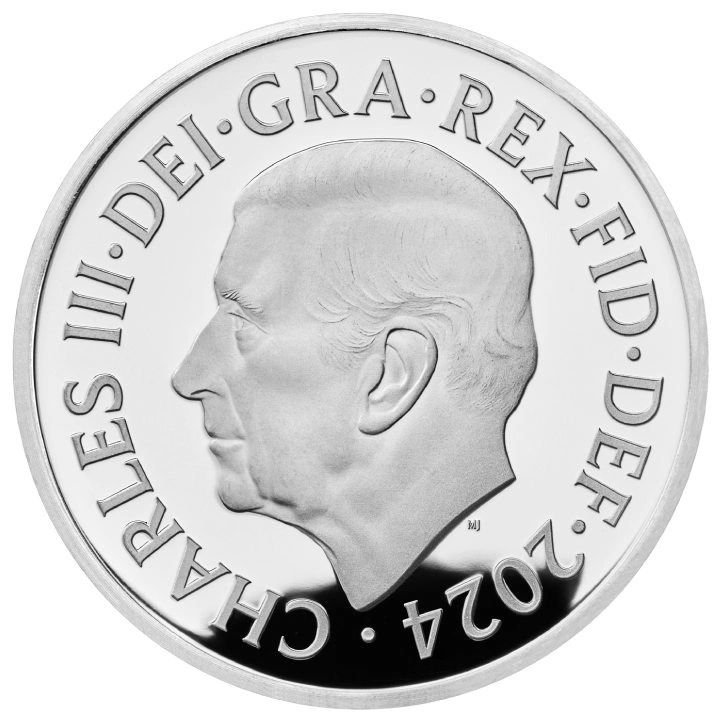 Zestaw 13 srebrnych monet Wielka Brytania 2024 Proof