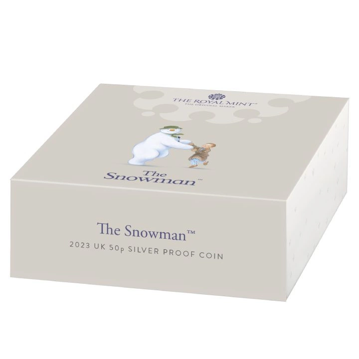 The Snowman kolorowany Srebro 2023 Proof