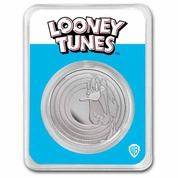 Samoa: Looney Tunes - Daffy Duck 1 uncja Srebra 2022 Slab