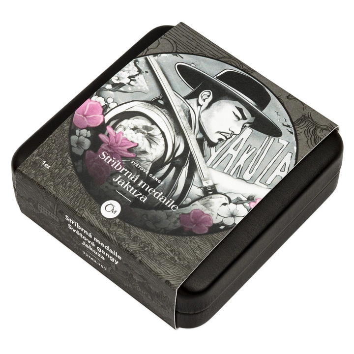 World Gangs: Yakuza kolorowany 1 uncja Srebra 2025 Proof