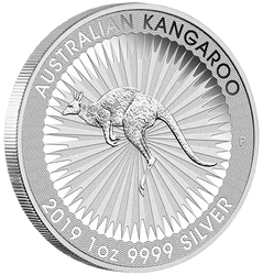 Australijski Kangur 1 uncja Srebra 2019