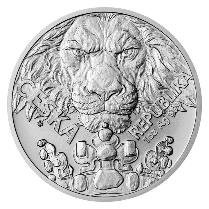Zestaw 2 monet Niue: Czech Lion and Slovakia Eagle 2 x 1 uncja Srebra 2023