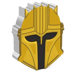 Niue: Star Wars The Mandalorian Helmet - The Armorer kolorowany 1 uncja Srebra 2023 Proof