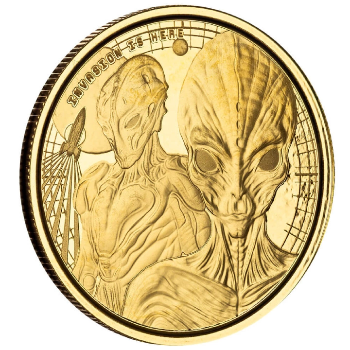 Ghana: Alien 1/10 uncji Złota 2023 Proof